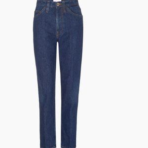 Frame Denim Women's Straight Leg Jeans - Dark Blue